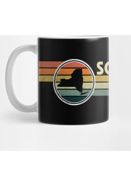 New York - Vintage 1980S Style Schaghticoke Ny Kupa Bardak