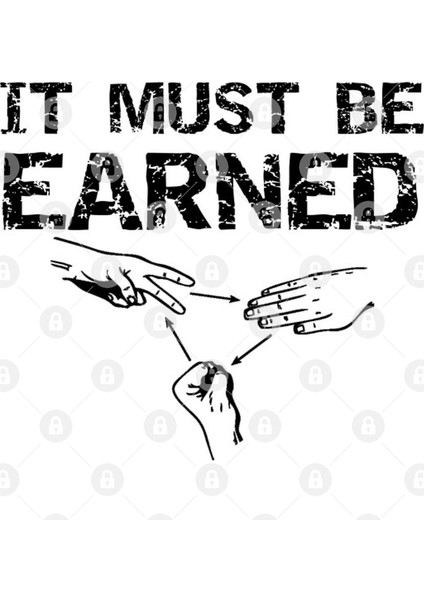 It Must Be Earned Rock Paper Scissors Kupa Bardak