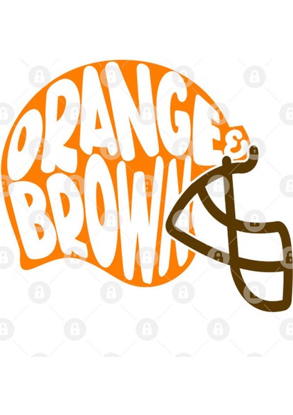 Orange And Brown Helmet Kupa Bardak