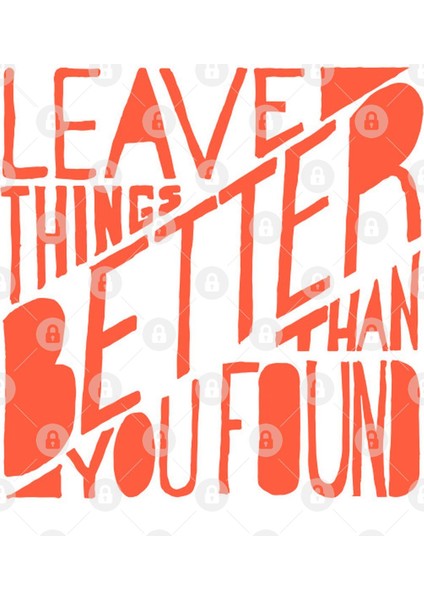 Leave Things Better Than You Found Kupa Bardak