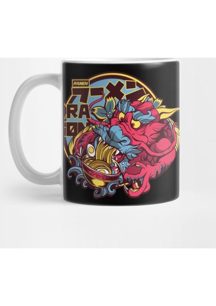 Dragon Eating Ramen Kupa Bardak