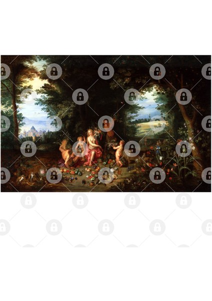 Jan Brueghel The Younger Hendrik Van Balen Landscape With Ceres (Allegory Of Earth) Kupa Bardak