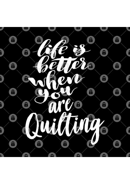 Life İs Better When You Are Quilting Kupa Bardak