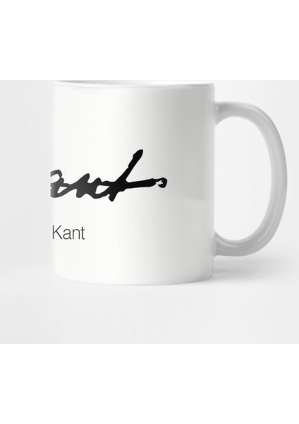 Immanuel Kant Signature Kupa Bardak