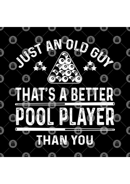Just An Old Guy That'S A Better Pool Player Than You Kupa Bardak