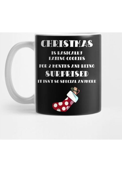 Christmas Present Cookies Saying Funny 2019 Xmas Kupa Bardak