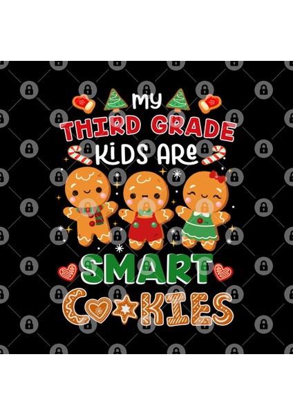 My Third Grade Kids Are Smart Cookies Christmas Teacher Gift Kupa Bardak