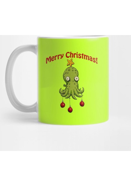 Christmas Cephalopod Merch Kupa Bardak