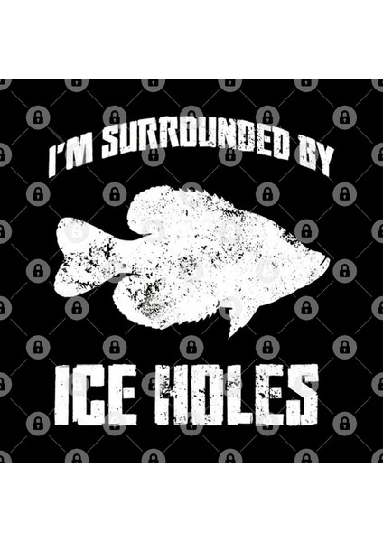 Surrounded By Ice Holes Ice Fishing Gifts For Everyone Made İn Us Kupa Bardak