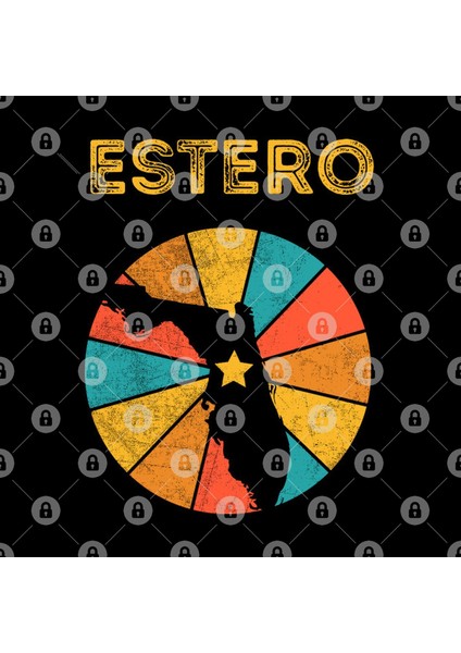 Estero Florida Vintage Distressed Souvenir Kupa Bardak