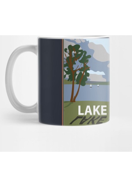 Lake District Cumbria England Uk. Lake Windermere Kupa Bardak
