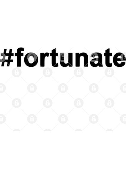 Fortunate | Clothes With Hashtags | Favorite Lettering | Motivational Words Kupa Bardak