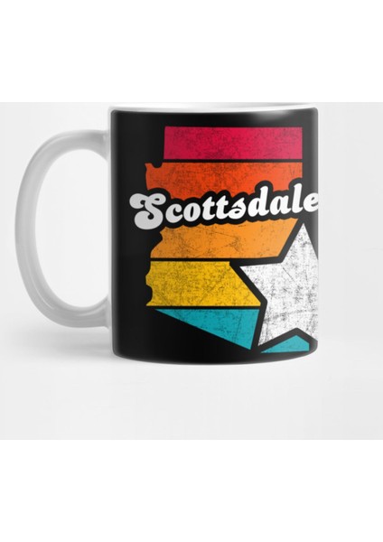 Scottsdale Arizona Vintage Distressed Souvenir Kupa Bardak