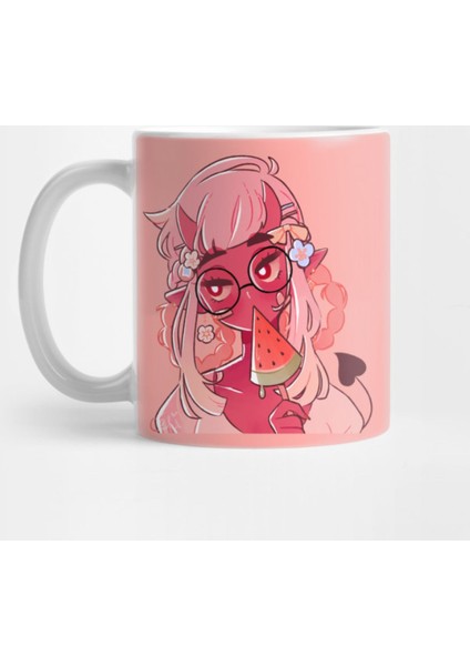 Hot Demon Girl Summer Kupa Bardak