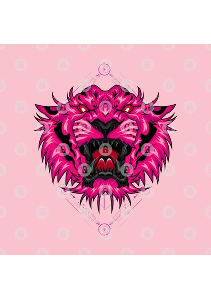 Tıger Magenta Roar Kupa Bardak