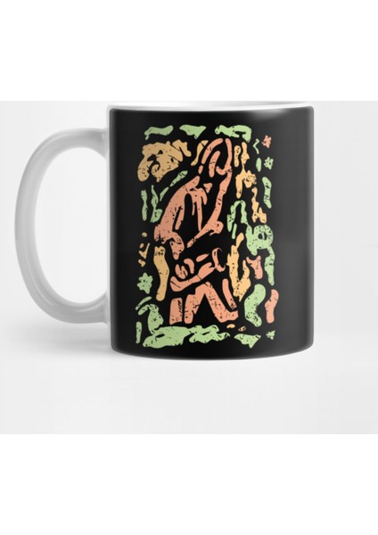Abstract Jazz Saxophone Player Artistic Style Kupa Bardak