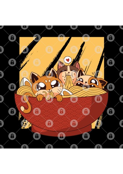 Ramen Cats Kupa Bardak