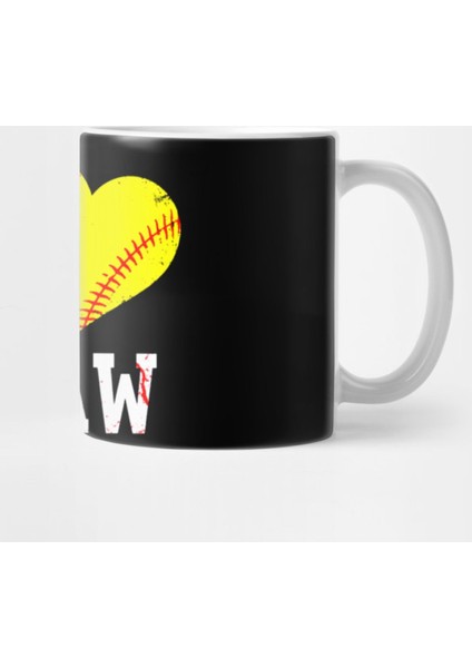 Family Softball Player Gifts Softball Mamaw Kupa Bardak