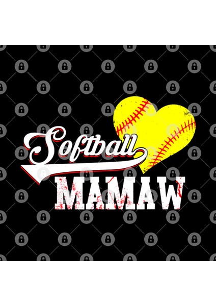 Family Softball Player Gifts Softball Mamaw Kupa Bardak