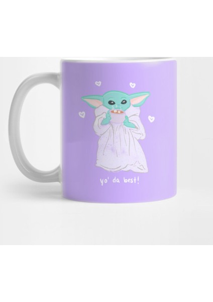 Space Alien Likes Hot Cocoa Kupa Bardak