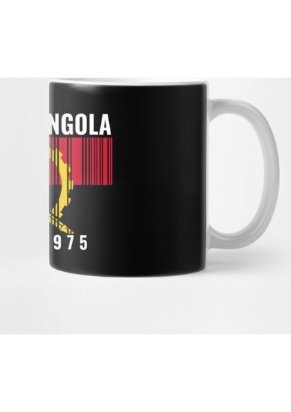 Angola Heritage Angollan Roots Barcode Kupa Bardak