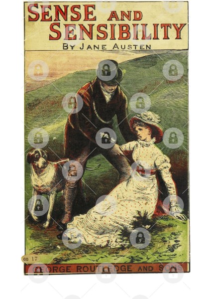 Sense And Sensibility Jane Austen Vintage Book Cover Kupa Bardak
