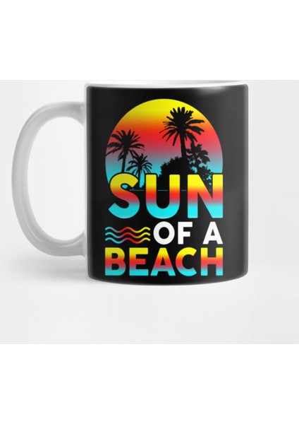Sun Of A Beach Hawaii Palm Tree Summer Kupa Bardak
