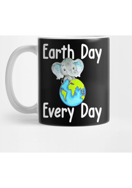 Earth Day Every Day Vintage Earth Day Kupa Bardak