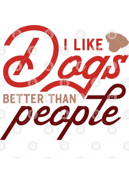 I Like Dogs Better Than People Kupa Bardak