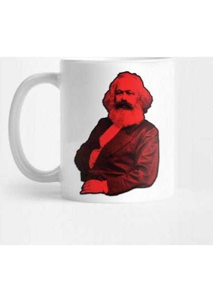 Karl Marx Portrait Kupa Bardak