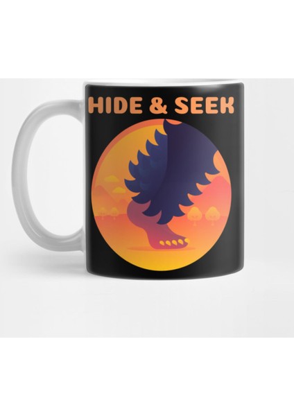 Bigfoot Funny Hide And Seek Kupa Bardak