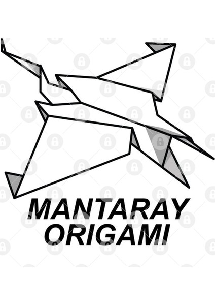 Mantaray Origami Kupa Bardak
