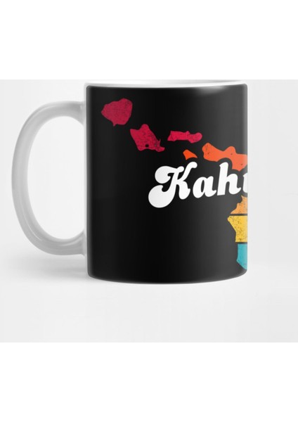 Kahului Hawaii Vintage Distressed Souvenir Kupa Bardak