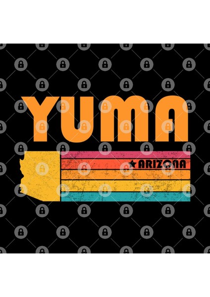 Yuma Arizona Vintage Distressed Souvenir Kupa Bardak