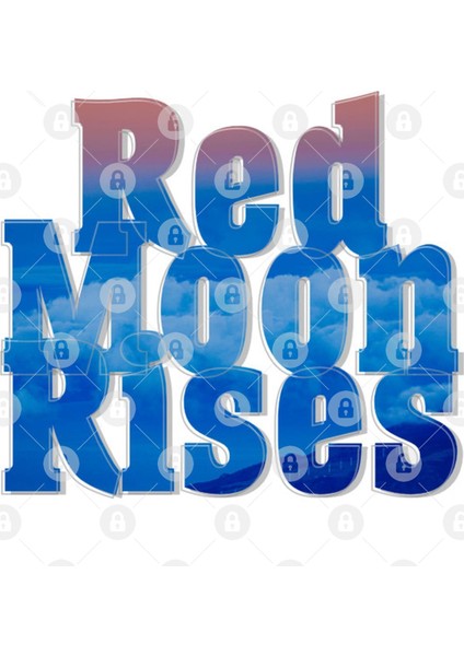 Red Moon Rises Kupa Bardak