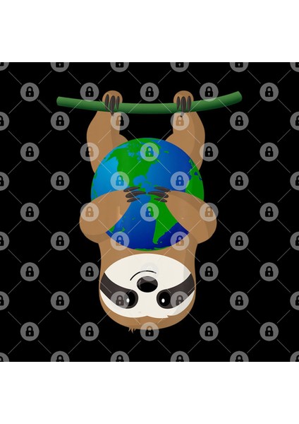 Earth Day Love The Earth Sloth Kupa Bardak