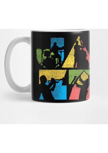 Jazz Logotype With 4 Jazz Musicians Kupa Bardak