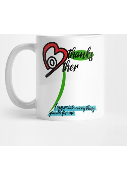 Mother Day Flower Kupa Bardak