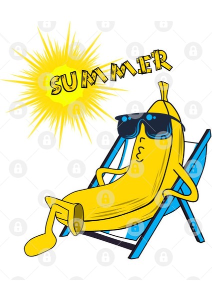 Summer Banana Kupa Bardak