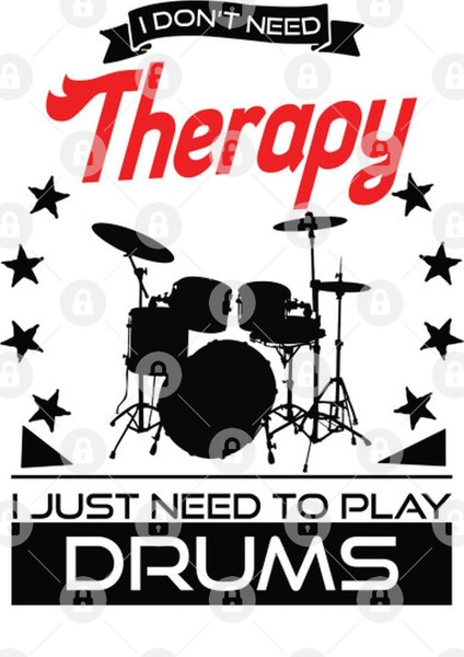 Drumming - Better Than Therapy Gift For Drummers Kupa Bardak
