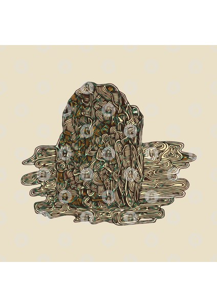 Stylized Iceberg Kupa Bardak