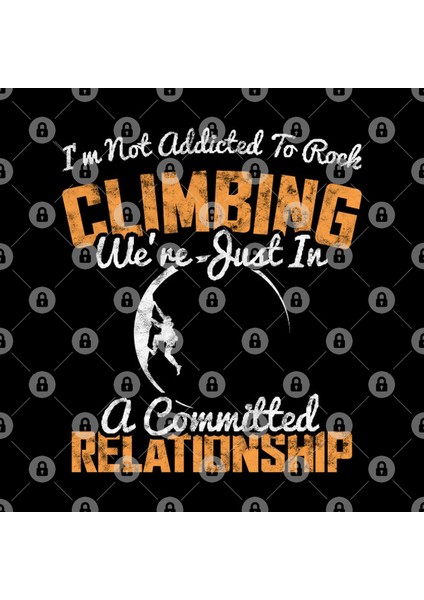 I'M Not Addıcted To Rock Clımbıng We'Re Just In A Commıtted Relatıonshıp Kupa Bardak