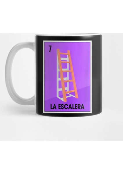 Mexican Loteria Bingo Card La Escalera Kupa Bardak