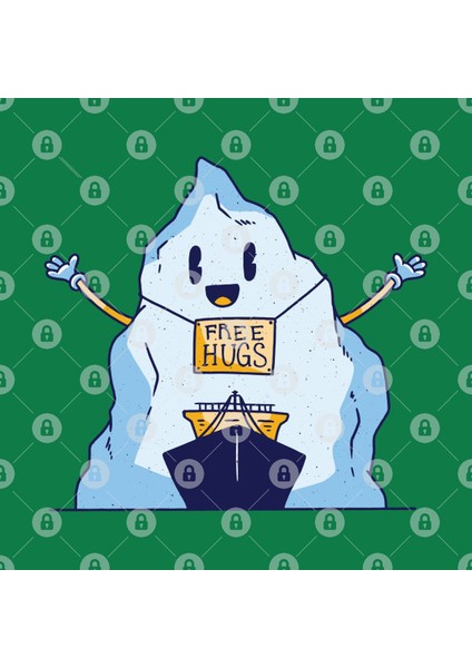 Iceberg Free Hugs Kupa Bardak