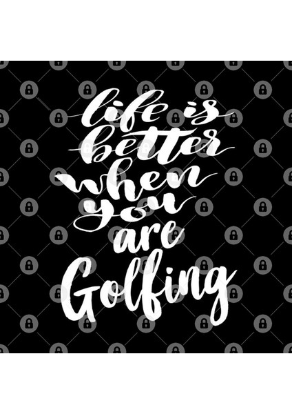 Life İs Better When You Are Golfing Kupa Bardak