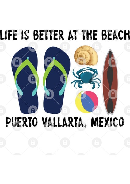 Life İs Better At The Beach Puerto Vallarta Mexico Kupa Bardak