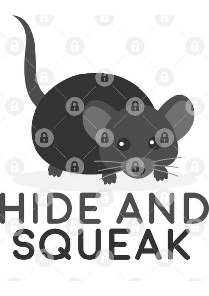 Hide Squeak Cute Mouse Animal Lover Kupa Bardak