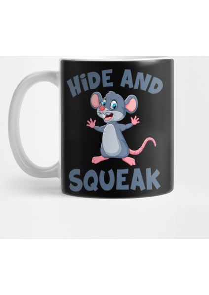 Hide Squeak Mouse Mice Funny Cute Kupa Bardak