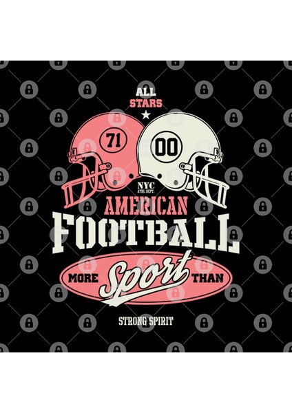Football Helmet Stylized Kupa Bardak