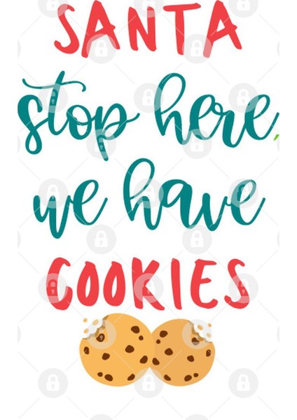 Santa Stop Here, We Have Cookies Kupa Bardak